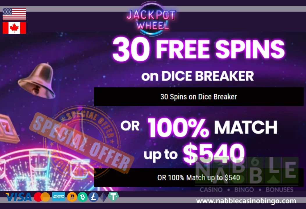 Jackpot Wheel casino bonus codes 01