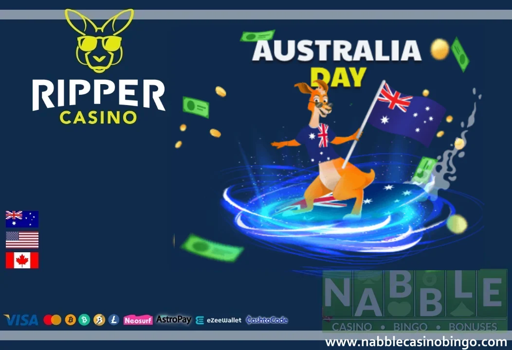 Ripper Casino bonus codes jan 22 - 28