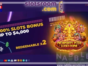 Slotsroom casino bonuses Prosperity Pots Lucky Coins slot