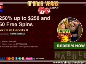 Grande Vegas casino daily bonus codes