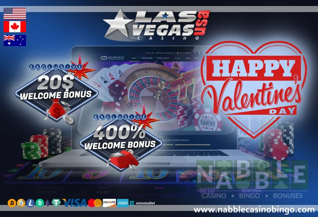 Las Vegas USA casino bonuses Valentines Day