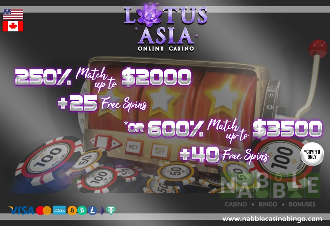 Lotus Asia bonus codes