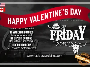 Weekend bonuses USA Friday Valentine's Day