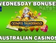 Australian casinos Wednesday bonus offers Olympus Thunderhold slot