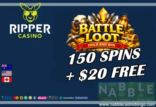 Ripper Casino bonus codes 0521