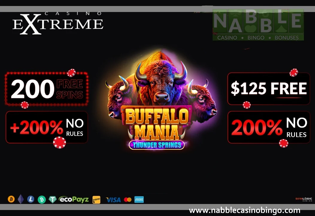 Casino Extreme welcome bonuses