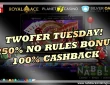 Twofer Tuesdays no rules bonus
