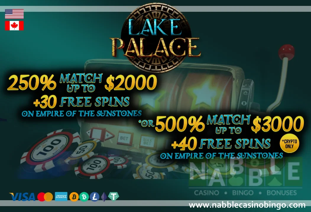 Lake Palace casino bonus codes and promotions