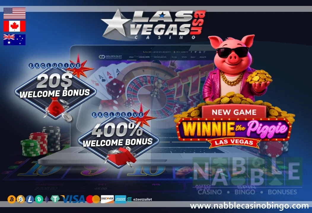 Las Vegas USA casino bonuses Winnie the Piggie slot