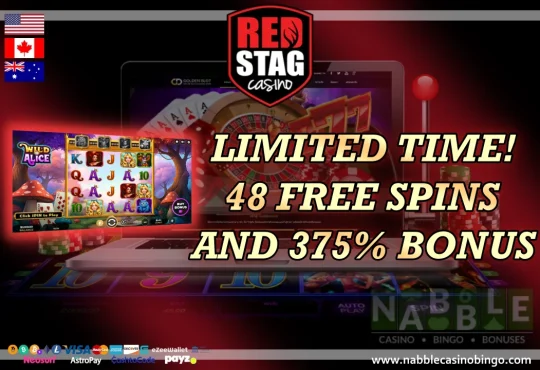 Red Stag casino sign-up bonus codes 0806
