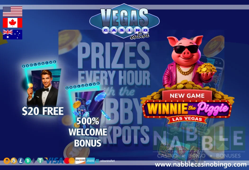 Vegas Casino Online USA bonus codes Winnie the Piggie slot