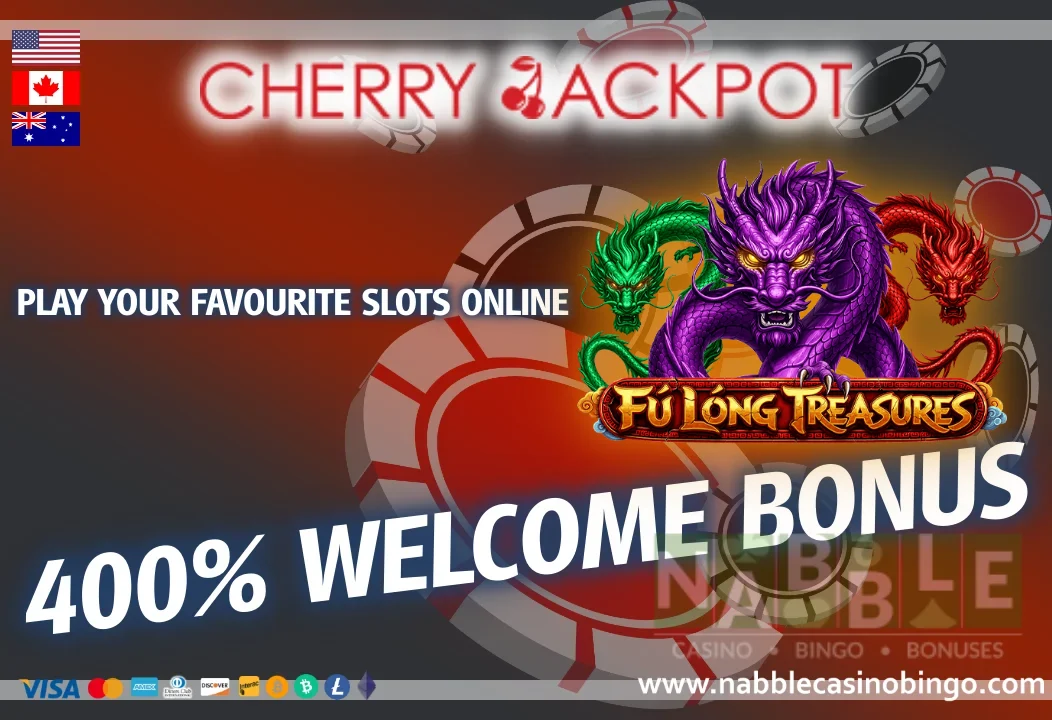 Cherry Jackpot casino bonuses Fu Long Treasures slot