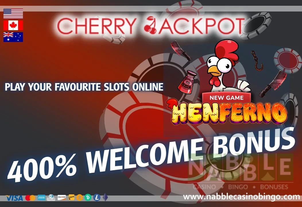 Cherry Jackpot casino bonuses Henferno slot