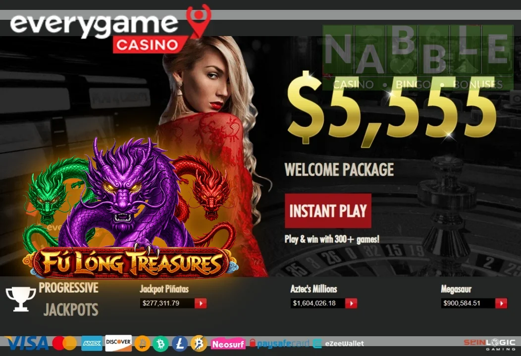 Everygame casino bonus codes Fu Long Treasures slot