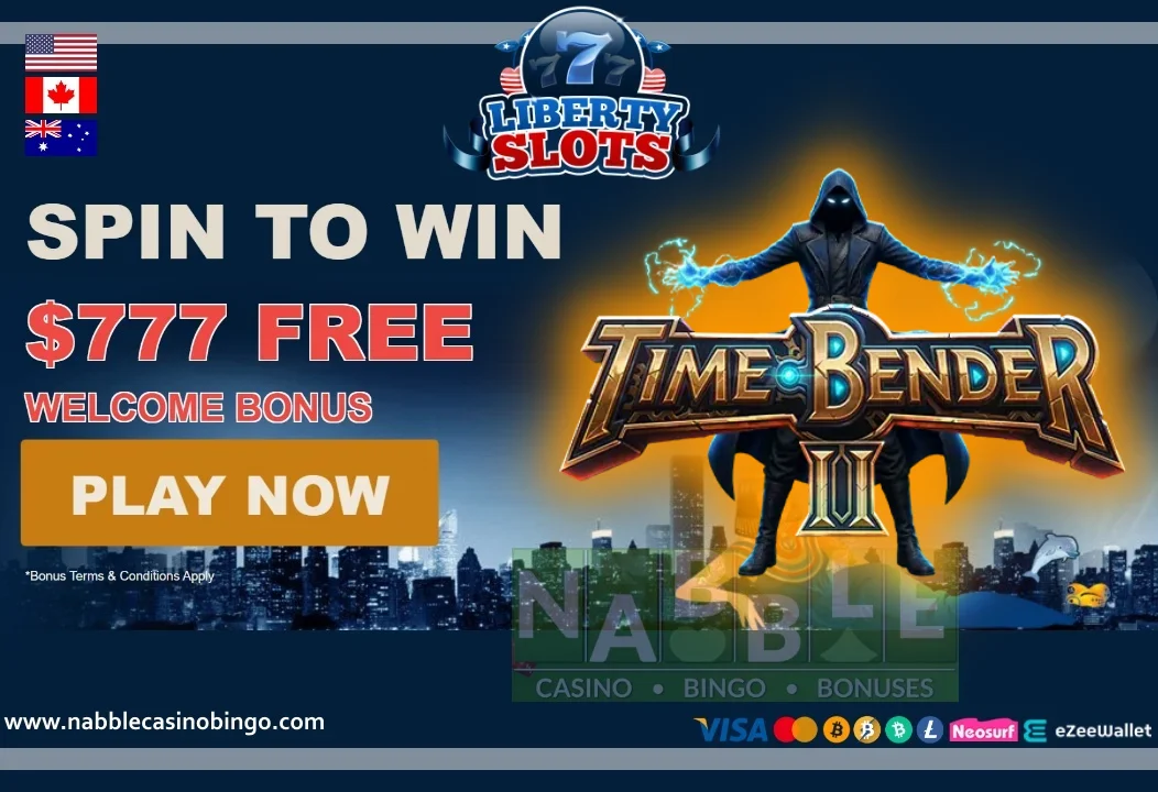 Liberty Slots casino latest bonus offers Time Bender II slot