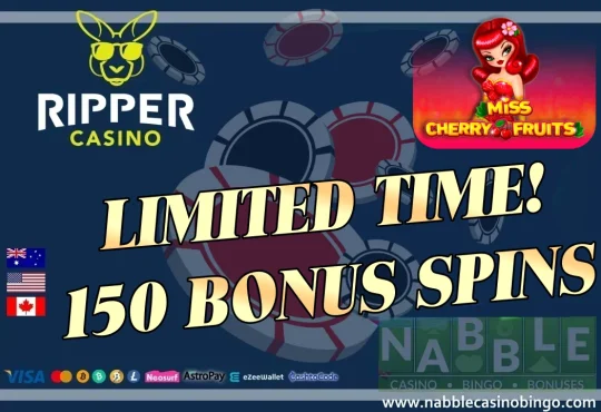 Ripper Casino bonus codes 0827