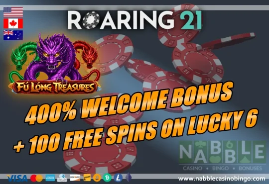 Roaring21 casino bonuses Fu Long Treasures slot