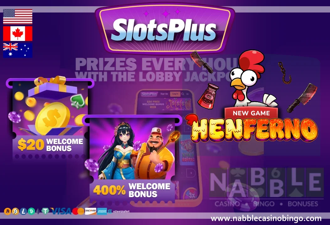 Slots Plus casino bonus codes Henferno slot