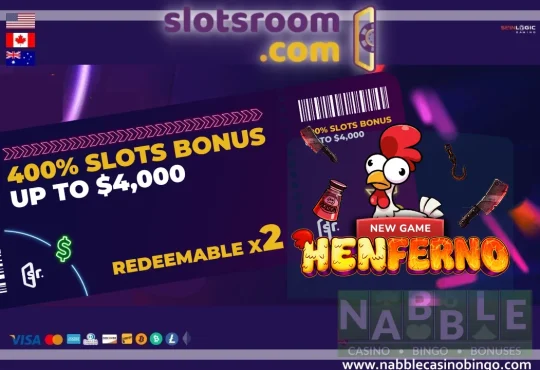 Slotsroom casino bonuses Henferno slot