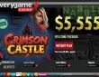 Everygame casino bonus codes Crimson Castle slot