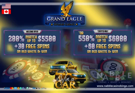 Grand Eagle casino bonus codes Win a Car