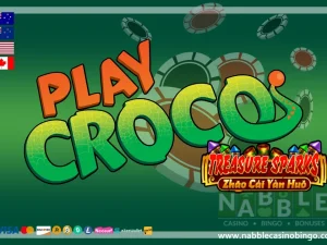 PlayCroco casino bonuses Treasure Sparks slot