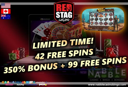 Red Stag casino sign-up bonus codes 0810