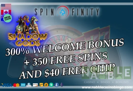 Spinfinity casino bonus codes Shadow Gods slot