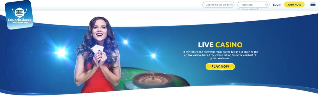 DrückGlück live casino