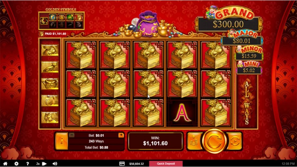 Palace of Chance Casino 350% Special Deposit Bonus Offers 24 Plentiful-Treasure-slot-game