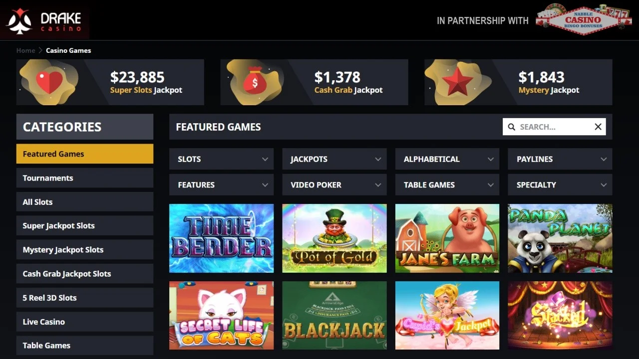 drake casino review