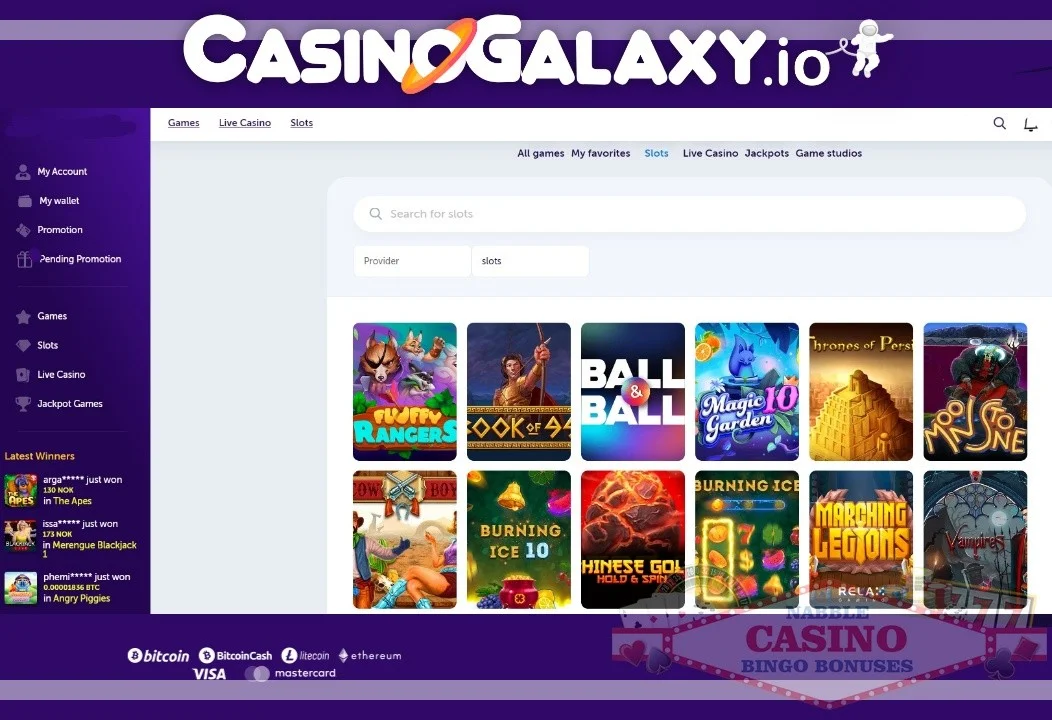 CasinoGalaxy review