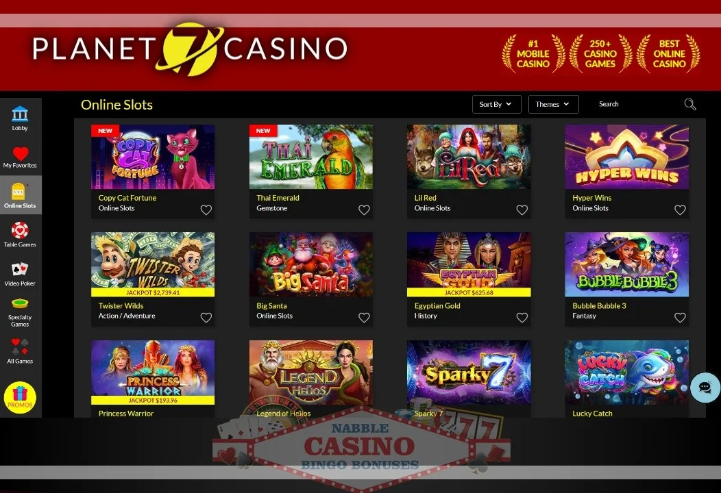 Planet7 casino review