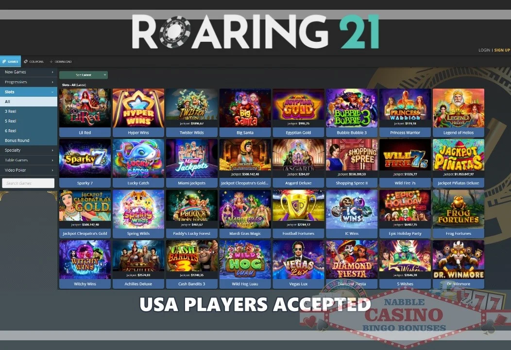 Roaring21 casino review