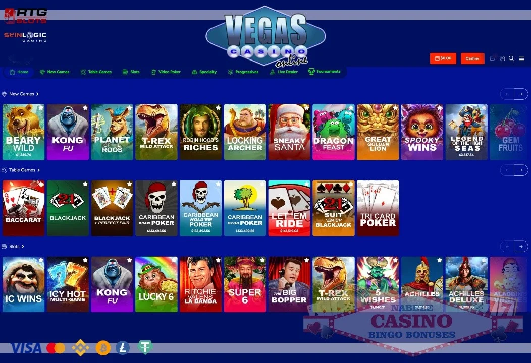 Vegas Casino Online review