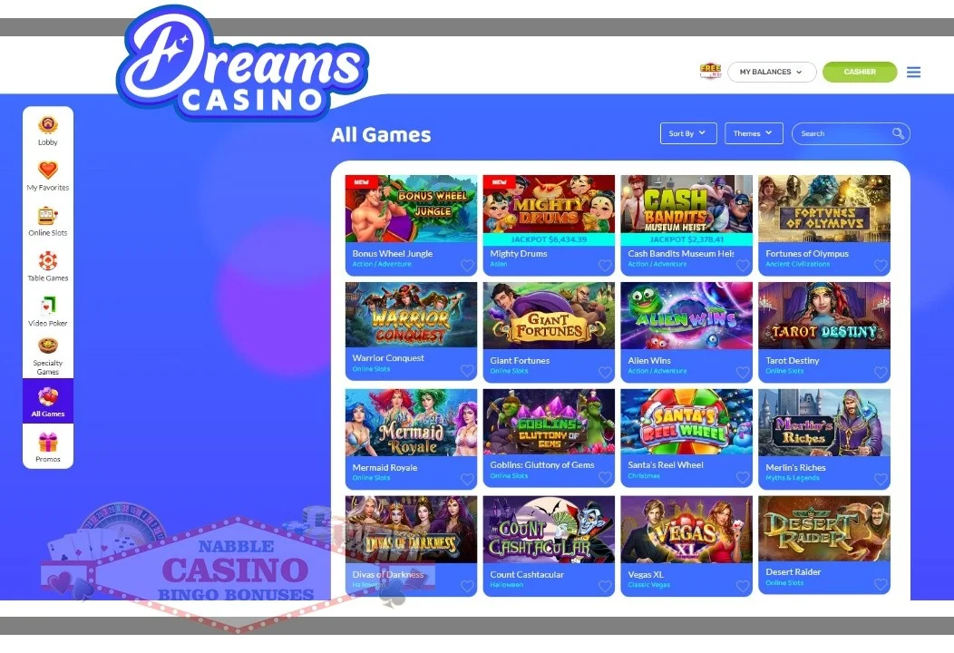 Dreams casino review 2023