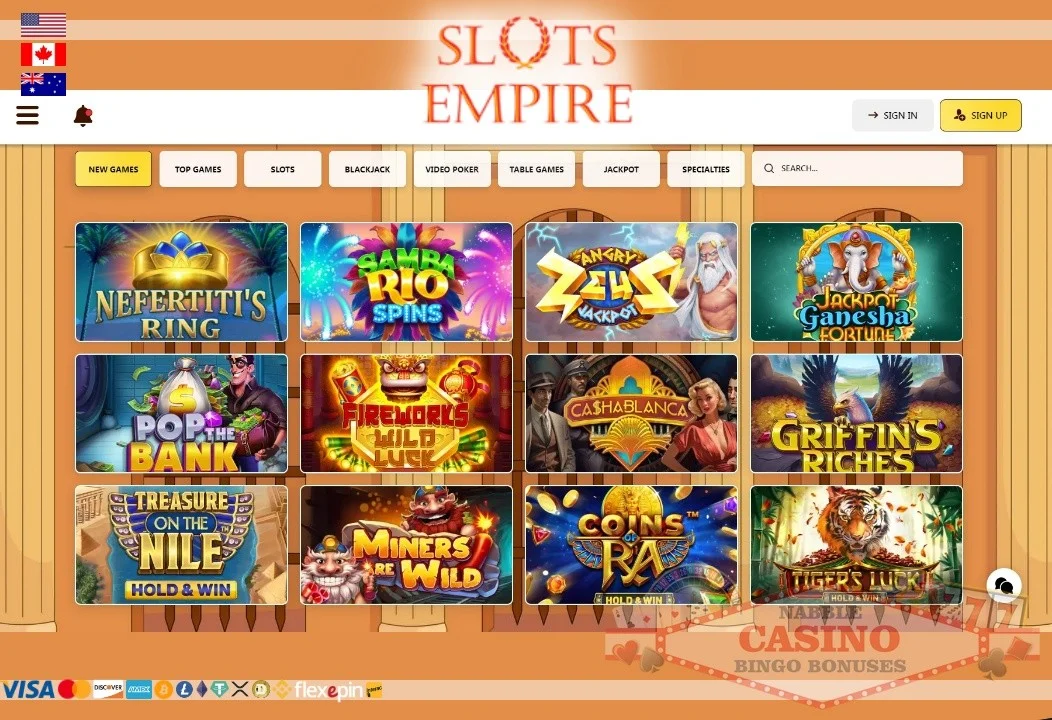 Slots Empire casino review 202404