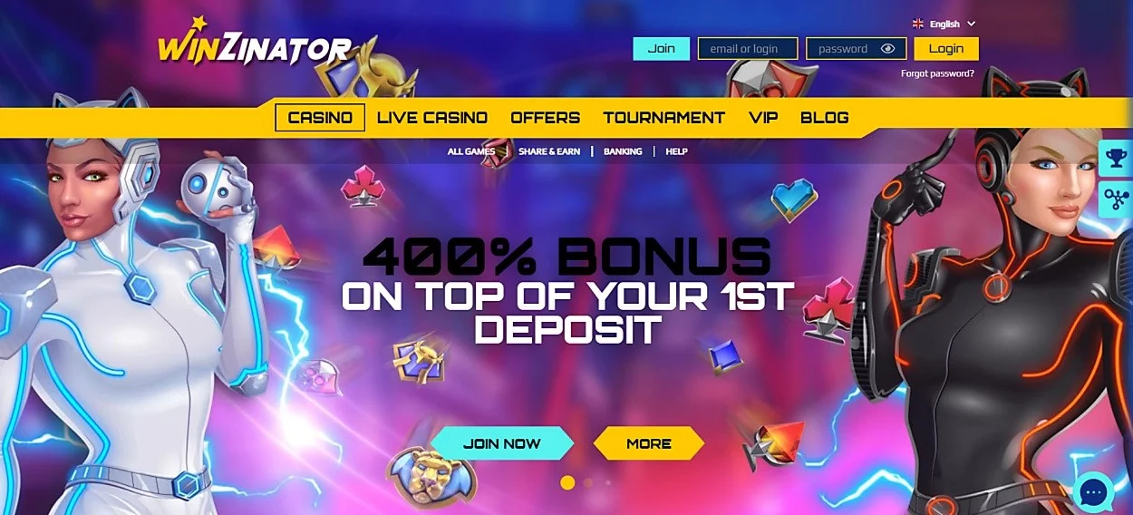 WinZinator Casino Review