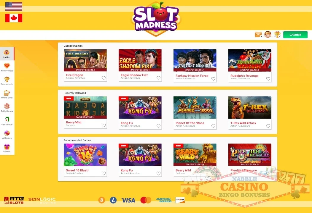 Slot Madness casino review 2024