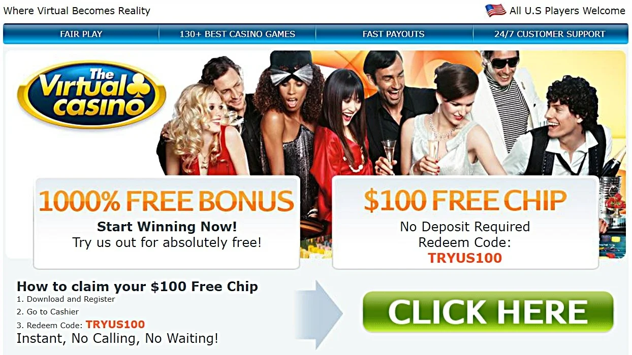 The Virtual casino bonus codes and promotions