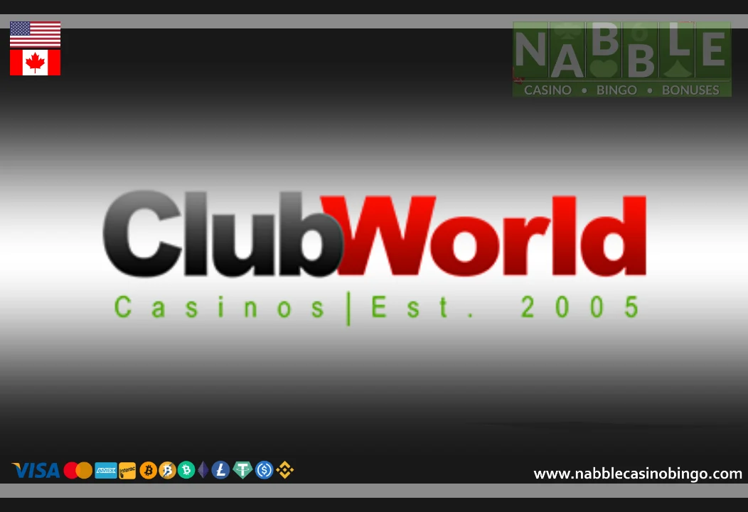Club World casino bonus codes