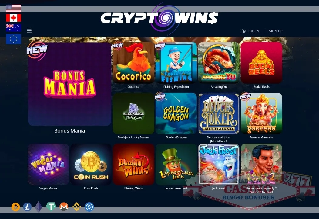 Cryptowins casino review