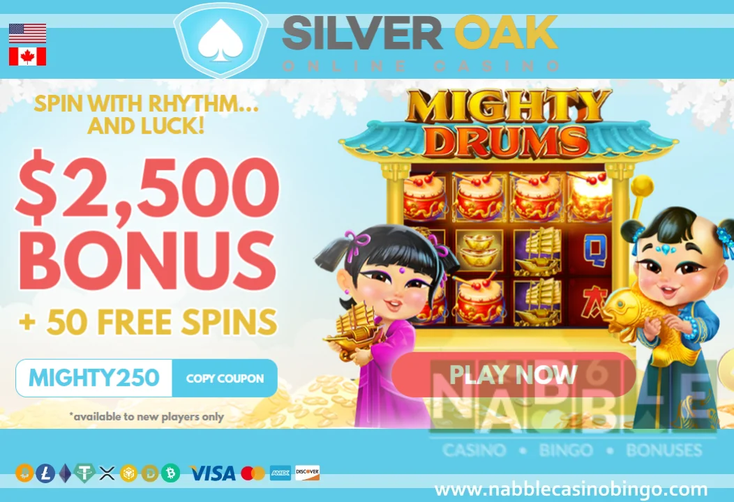 Silver Oak casino bonus codes
