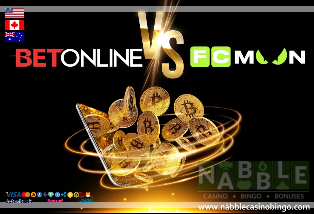 FCmoon or BetOnline – Best Casino for Crypto High Stakes