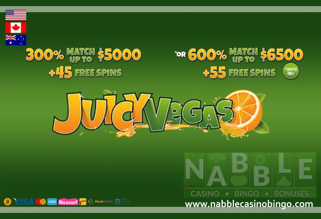 Juicy Vegas casino bonus codes crypto