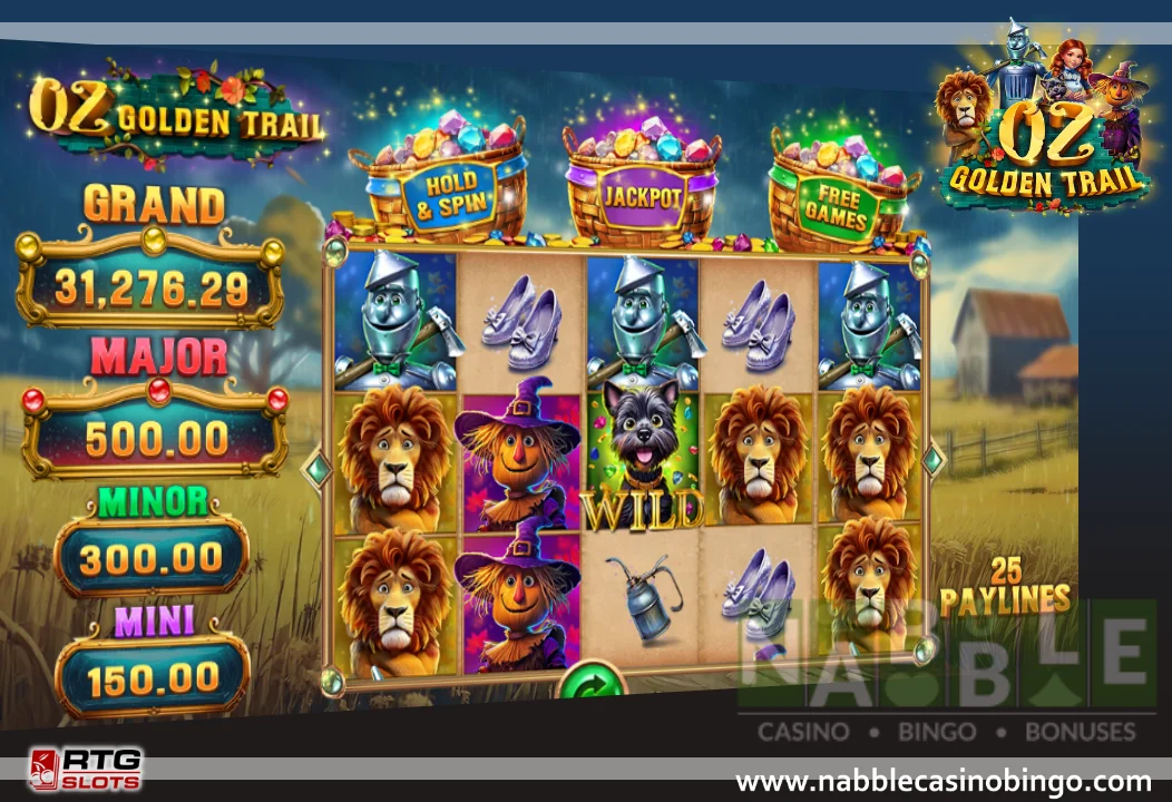 Oz Golden Trail Slot