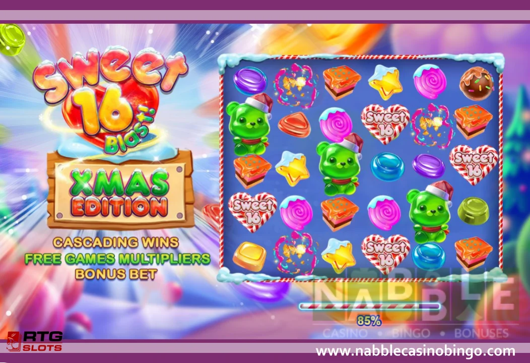 Sweet 16 Blast Xmas Edition slot overview