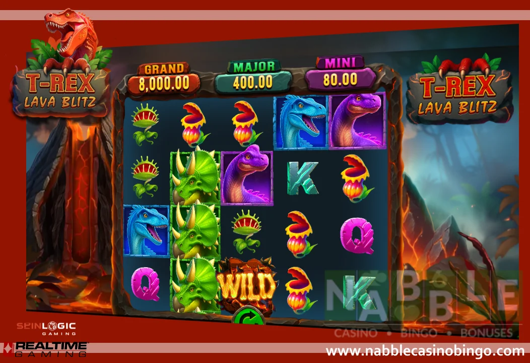 T-Rex Lava Blitz slot