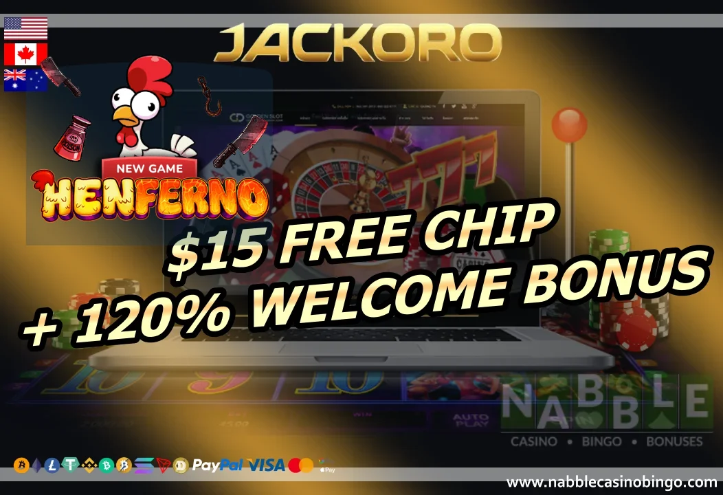 Jackoro casino bonuses and promotions Henferno slot