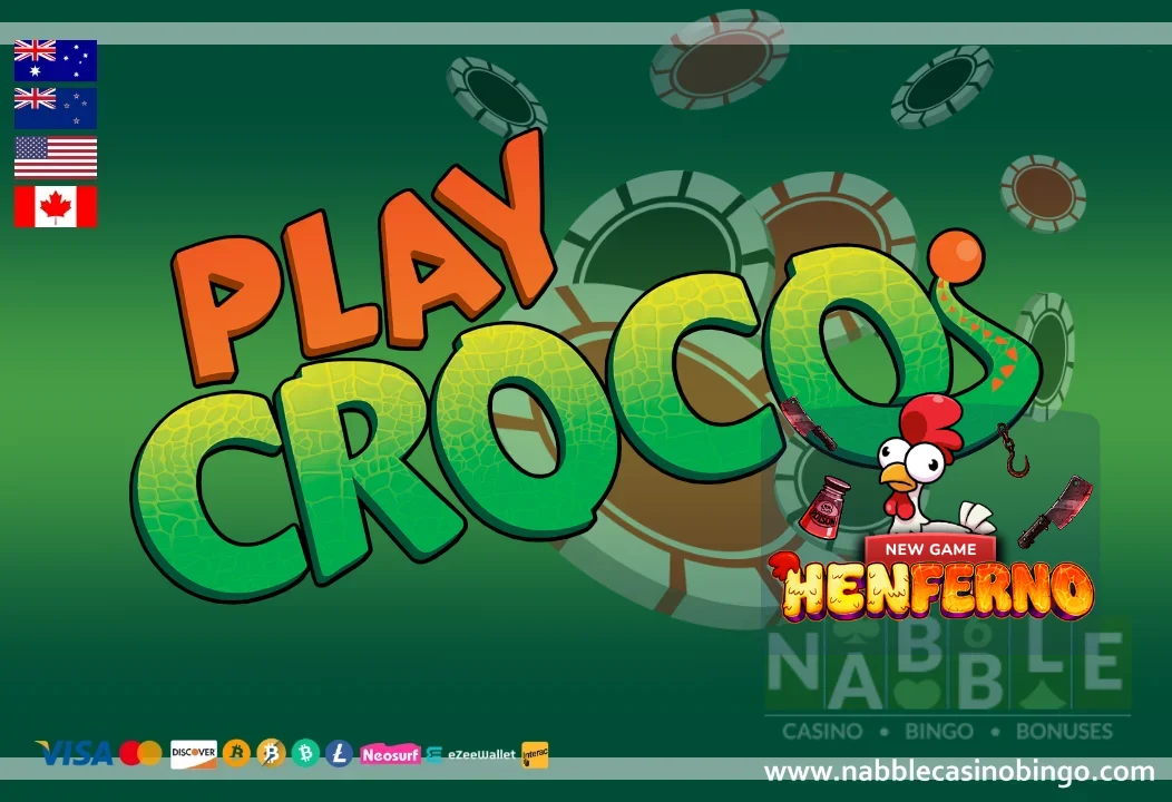 PlayCroco casino bonuses Henferno slot